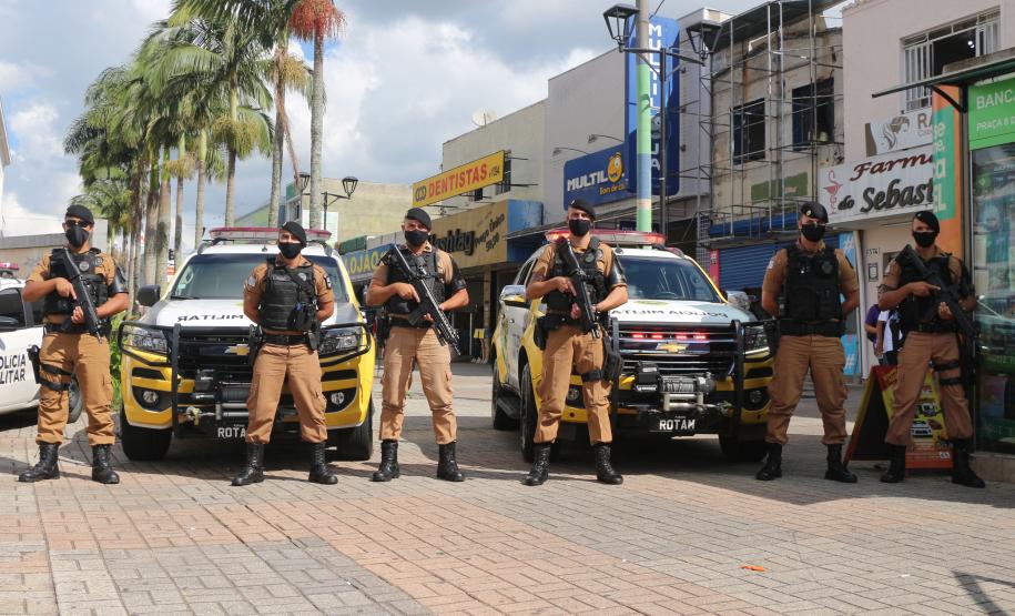 Projeto Piloto “Em Frente Brasil” coloca quase 100 policiais nas ruas na primeira operação em São José dos Pinhais de 2021