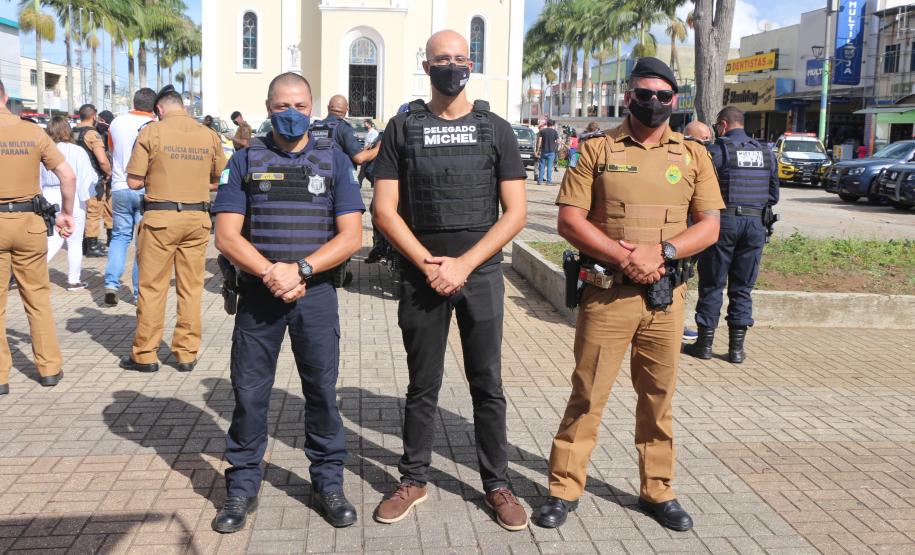Projeto Piloto “Em Frente Brasil” coloca quase 100 policiais nas ruas na primeira operação em São José dos Pinhais de 2021