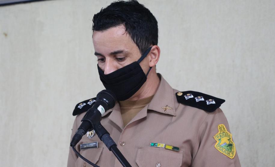 Evento marca a formatura de 28 policiais e bombeiros militares no Curso de Instrutor de Educação Física (CIEF) na APGM, em São José dos Pinhais (PR)