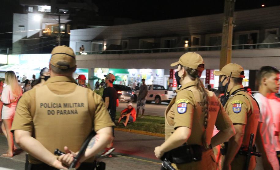 Com reforço de policiamento no Litoral, PM atende 208 ocorrências e faz 22 encaminhamentos no Réveillon 2021