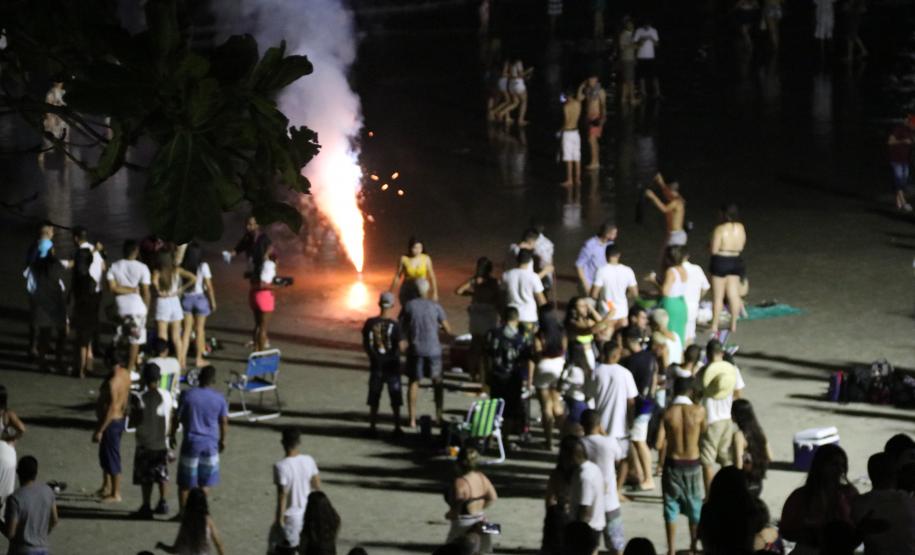 Com reforço de policiamento no Litoral, PM atende 208 ocorrências e faz 22 encaminhamentos no Réveillon 2021