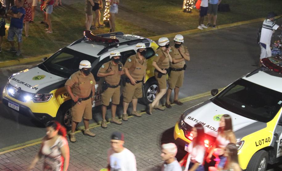 Com reforço de policiamento no Litoral, PM atende 208 ocorrências e faz 22 encaminhamentos no Réveillon 2021