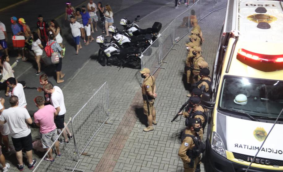 Com reforço de policiamento no Litoral, PM atende 208 ocorrências e faz 22 encaminhamentos no Réveillon 2021