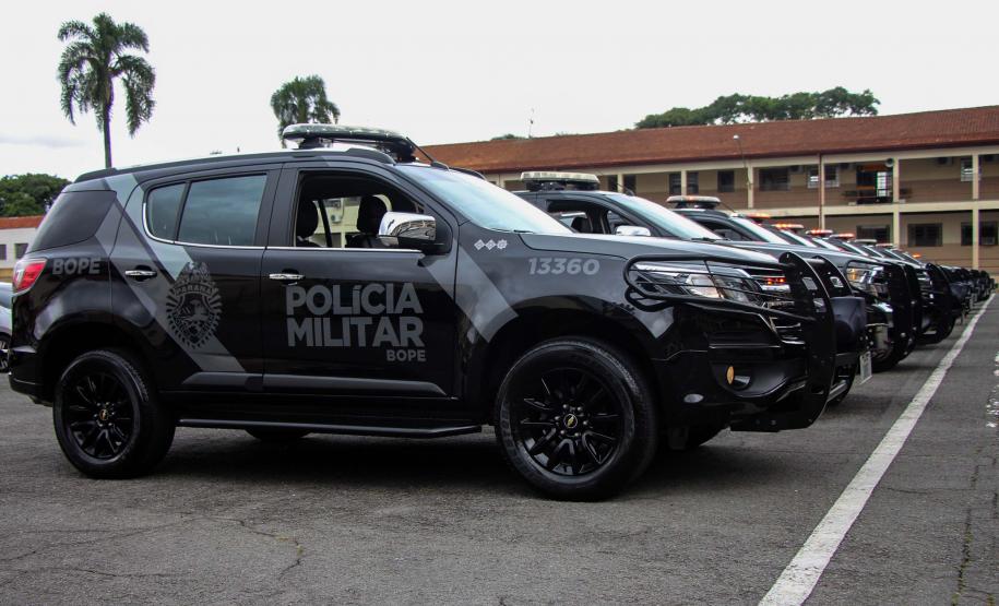 Cerca de 60 policiais do BOPE reforçam o policiamento em Curitiba e na Região Metropolitana de Curitiba (RMC)