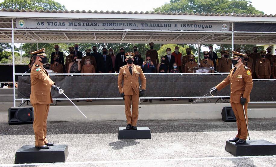 Solenidade marca a passagem de comando da APMG em São José dos Pinhais, na RMC