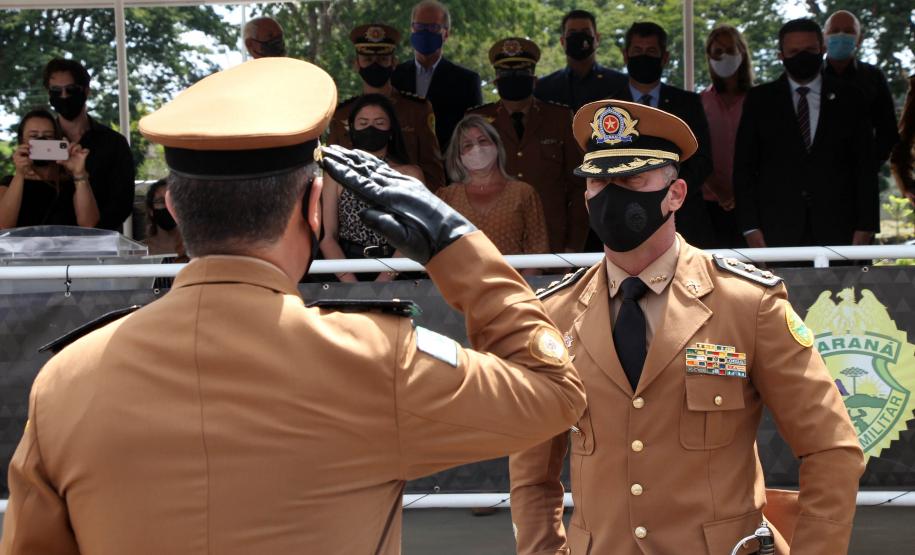 Solenidade marca a passagem de comando da APMG em São José dos Pinhais, na RMC