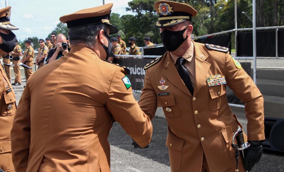 Solenidade marca a passagem de comando da APMG em São José dos Pinhais, na RMC