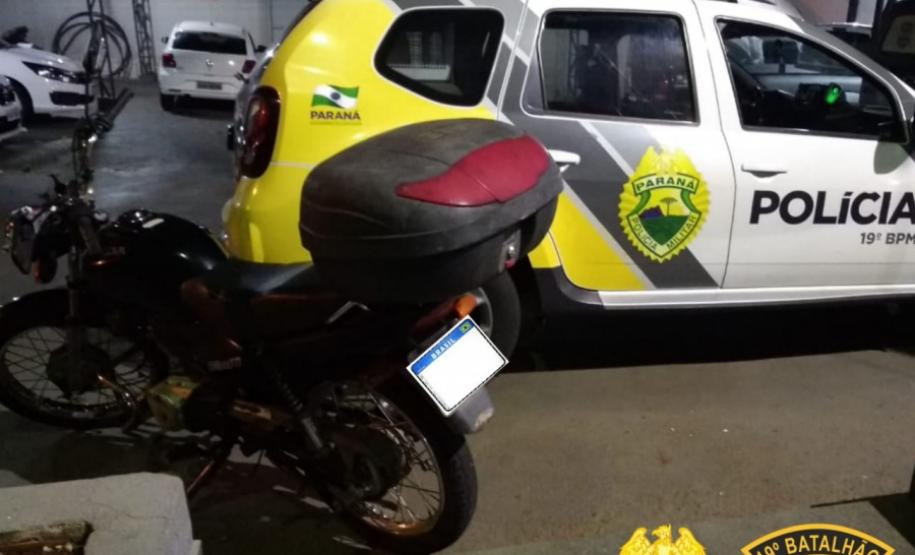 PM age rápido e recupera motos furtadas em Assis Chateaubriand e Toledo, no Oeste paranaense
