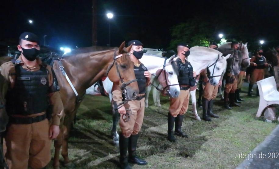 9º Batalhão mobiliza quase 100 policiais para reforçar policiamento em Paranaguá  com a operação Subárea IV