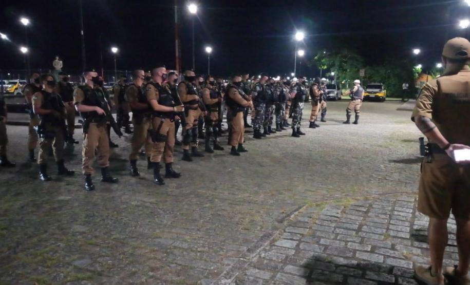 9º Batalhão mobiliza quase 100 policiais para reforçar policiamento em Paranaguá  com a operação Subárea IV