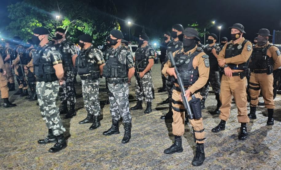 9º Batalhão mobiliza quase 100 policiais para reforçar policiamento em Paranaguá  com a operação Subárea IV