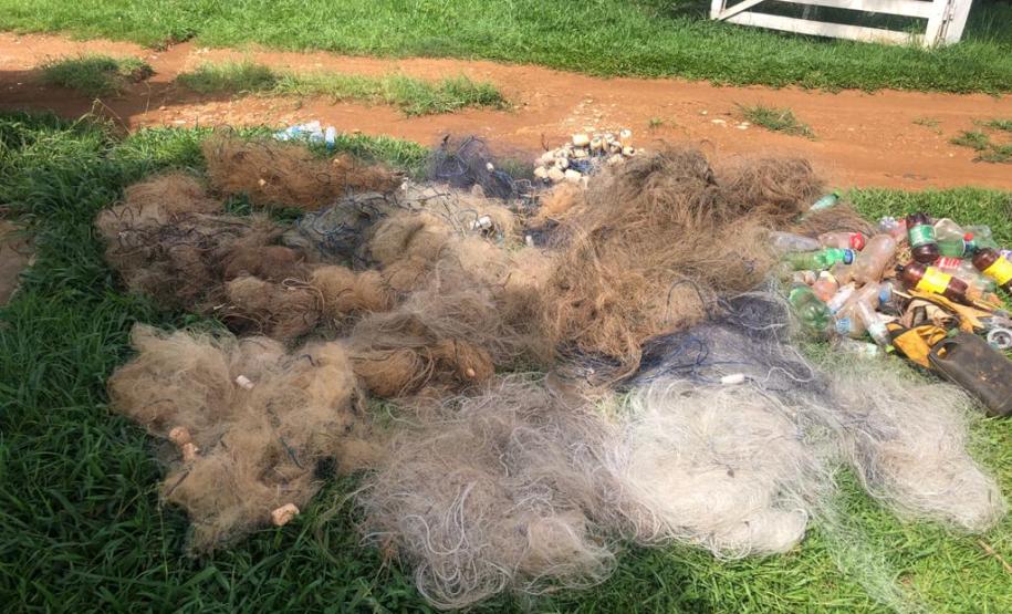 Operação da Polícia Ambiental no Sudoeste do estado recupera Jet Ski furtado e equipamentos usados em pesca ilegal