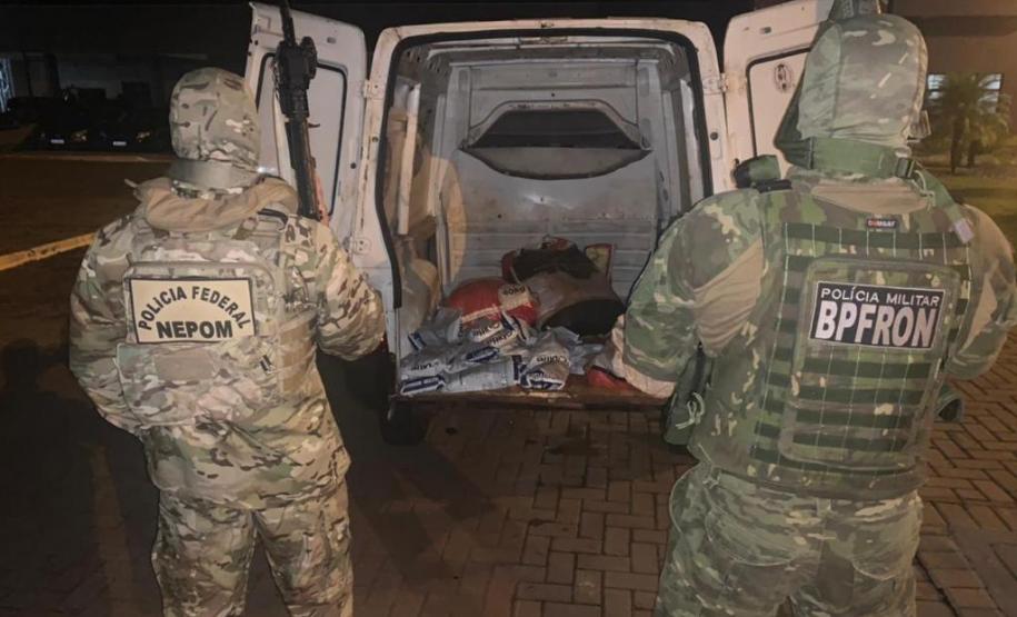 BPFron apreende 500 quilos de agrotóxicos, drogas e contrabando no Oeste do estado durante a Operação Hórus