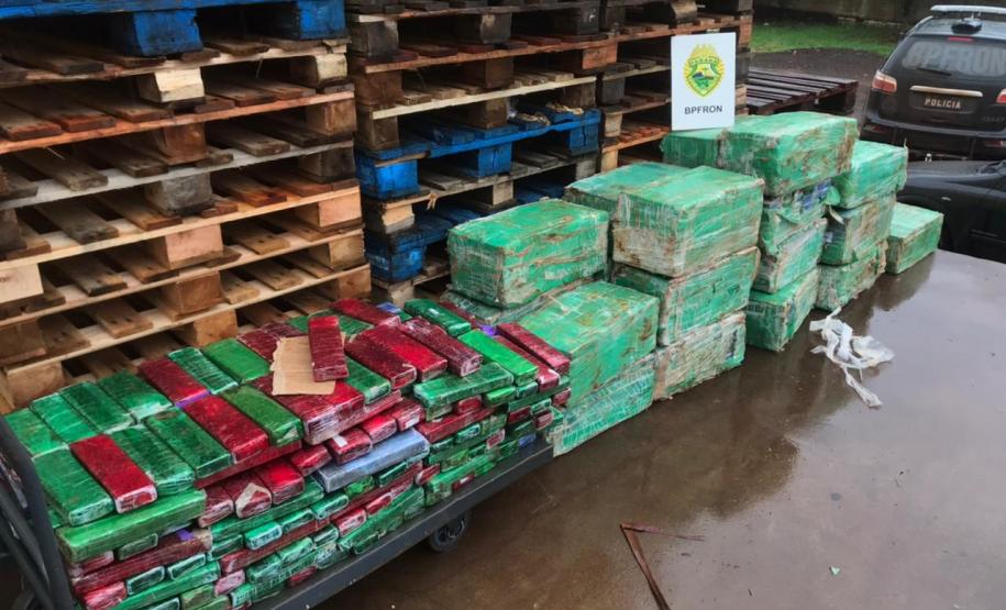 Operação Hórus: Batalhão de Polícia da Fronteira apreende 814 kg de maconha em Marechal Cândido Rondon (PR)