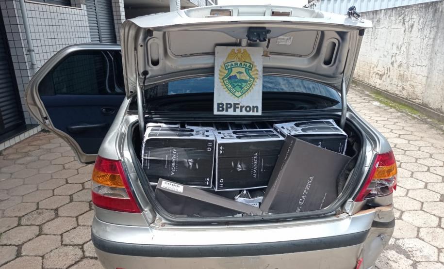 Operação Hórus: PM apreende grande quantidade de cigarros e vinhos contrabandeados, em ações distintas na fronteira