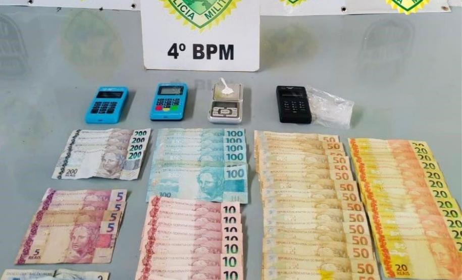 Em quatro ações separadas, PM encaminha quatro pessoas por tráfico de drogas no mesmo dia, no Noroeste do Paraná