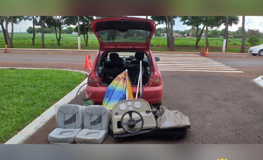 Operação Vida: PM apreende materiais de furto e vinho contrabandeado em situações separadas, no Oeste e Noroeste do estado