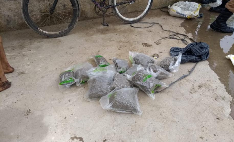 ROTAM localiza quase sete quilos de maconha na Estrada das Colônias em Paranaguá (PR)