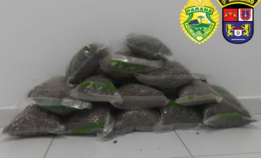 ROTAM localiza quase sete quilos de maconha na Estrada das Colônias em Paranaguá (PR)