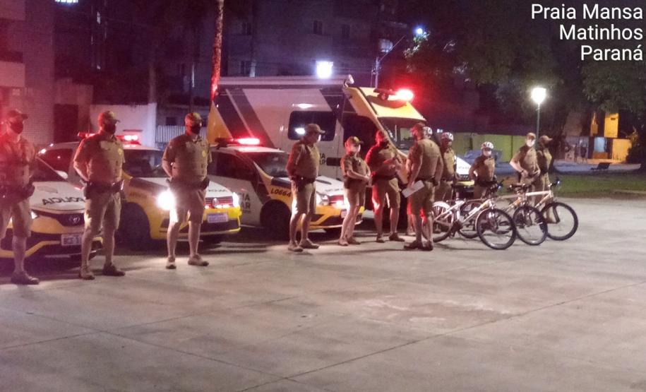 PM faz Operação Vida e aborda mais de 300 pessoas em Matinhos (PR)