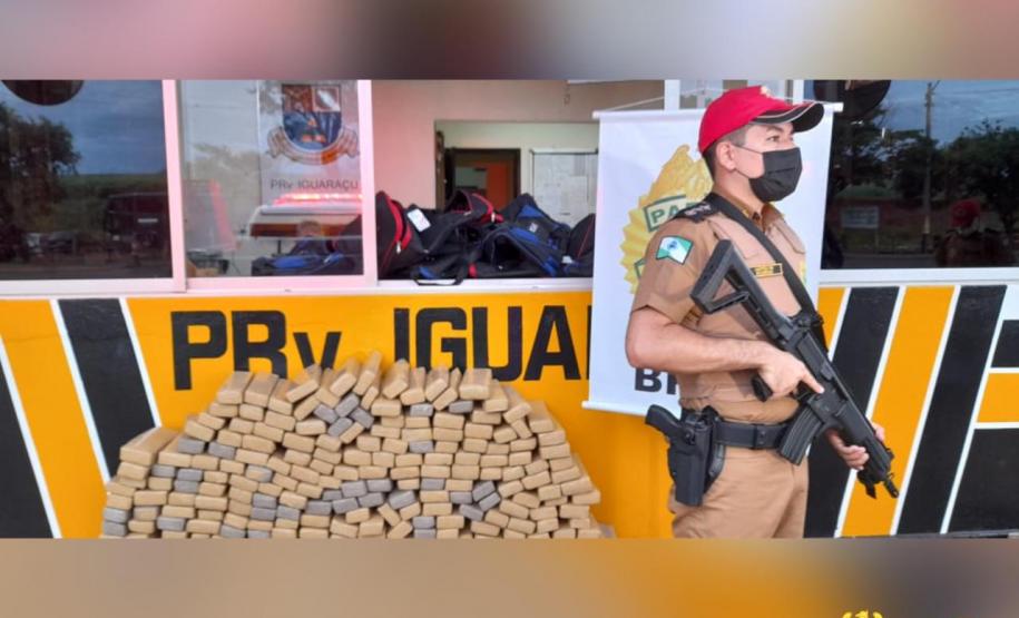 Quase meia tonelada de maconha é apreendida pelo BPRv durante a Operação Vida