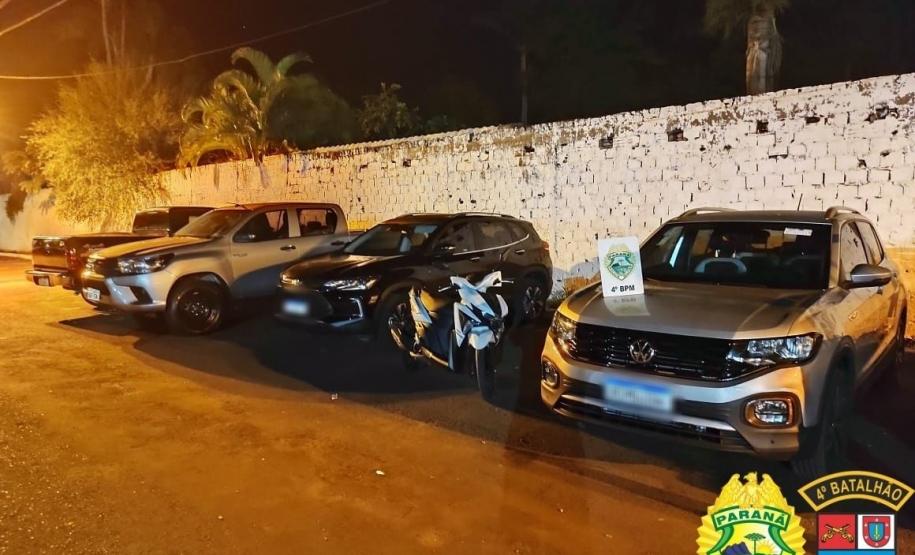 PM desarticula grupo criminoso responsável por furtar veículos e seis pessoas acabam presas em Maringá (PR)