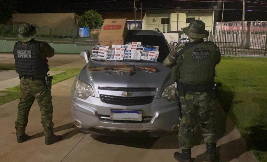 Em ação de fiscalização, BPFron e Batalhão Ambiental apreendem armas, drogas e aves silvestres em Umuarama (PR)