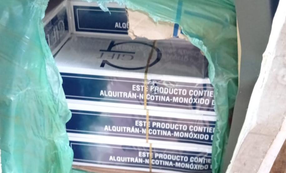 Caminhão com 35 mil pacotes de cigarros contrabandeados em Marechal Cândido Rondon-PR
