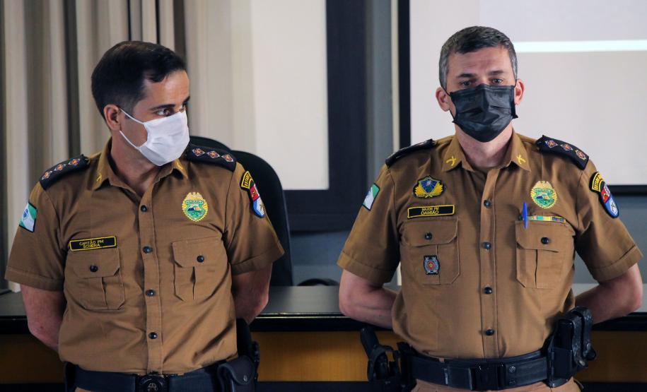 Comissão apresenta o Planejamento Estratégico da Polícia Militar do Paraná ao Comandante Geral
