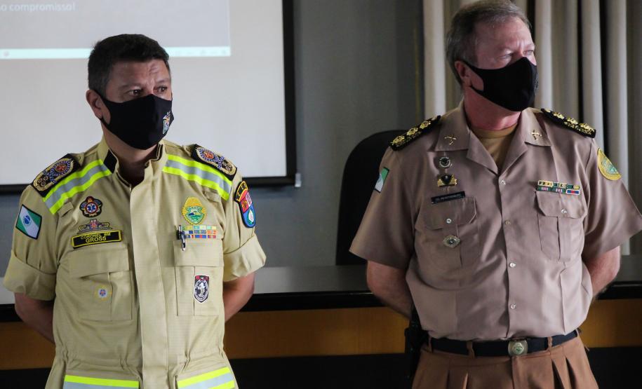Comissão apresenta o Planejamento Estratégico da Polícia Militar do Paraná ao Comandante Geral
