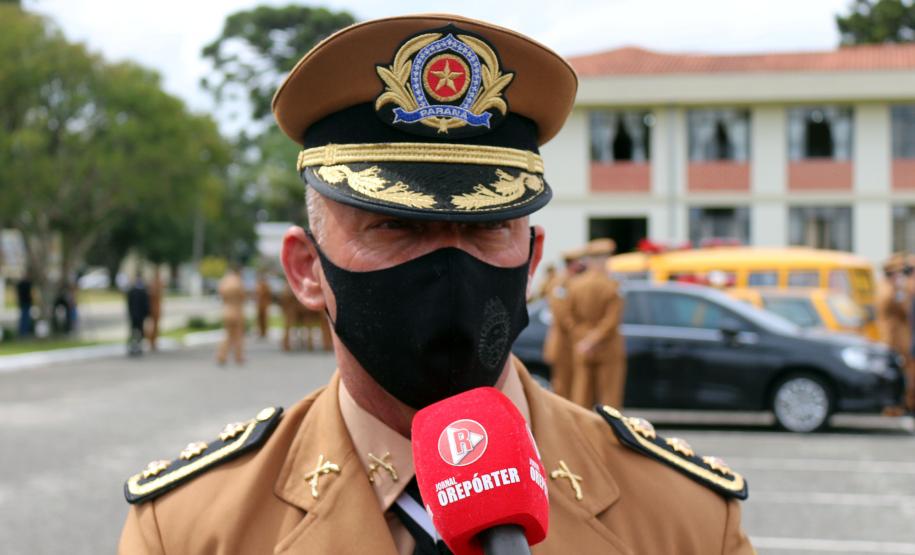 Polícia Militar do Paraná recebe novo Comandante-Geral durante solenidade na APMG, em São José dos Pinhais (PR)