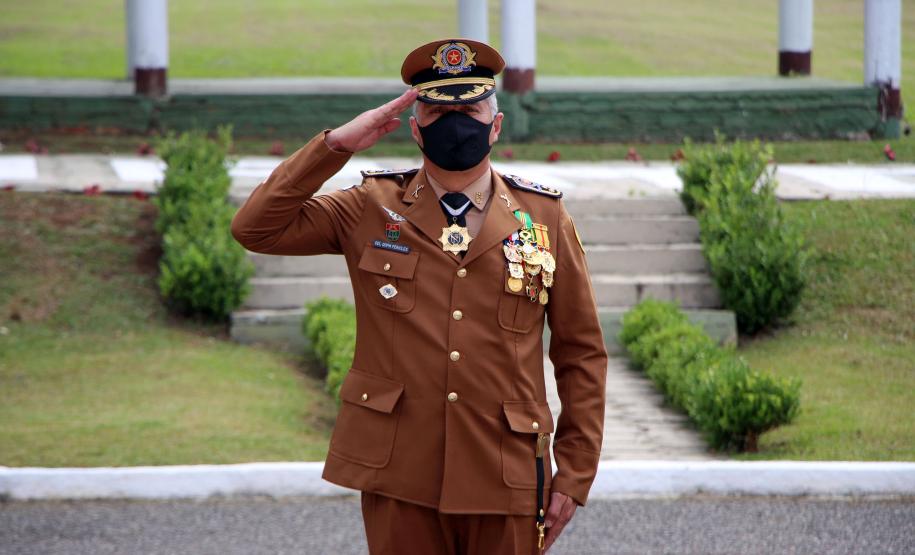 Polícia Militar do Paraná recebe novo Comandante-Geral durante solenidade na APMG, em São José dos Pinhais (PR)