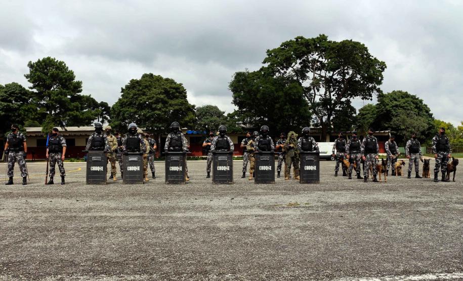 Polícia Militar do Paraná recebe novo Comandante-Geral durante solenidade na APMG, em São José dos Pinhais (PR)