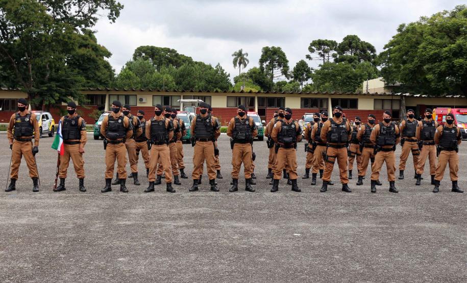 Polícia Militar do Paraná recebe novo Comandante-Geral durante solenidade na APMG, em São José dos Pinhais (PR)