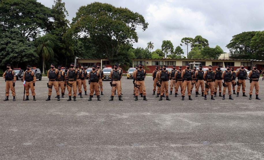 Polícia Militar do Paraná recebe novo Comandante-Geral durante solenidade na APMG, em São José dos Pinhais (PR)