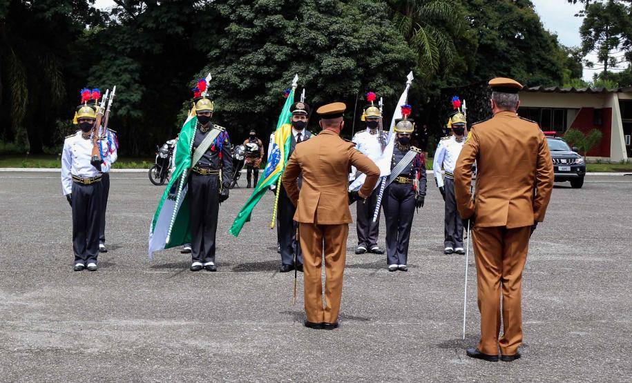Polícia Militar do Paraná recebe novo Comandante-Geral durante solenidade na APMG, em São José dos Pinhais (PR)