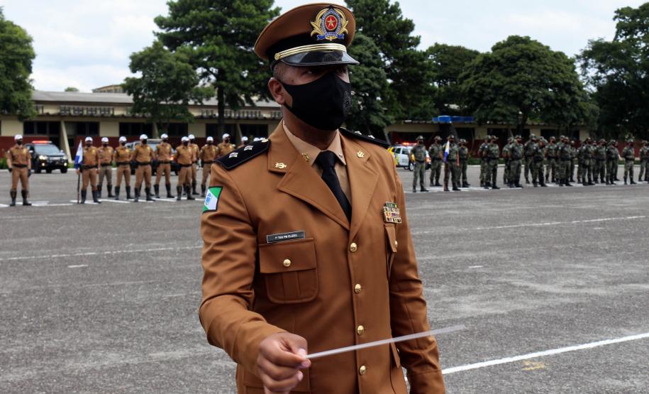 Polícia Militar do Paraná recebe novo Comandante-Geral durante solenidade na APMG, em São José dos Pinhais (PR)