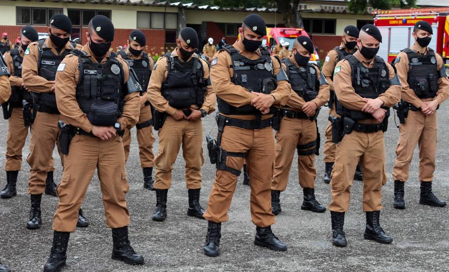 Polícia Militar do Paraná recebe novo Comandante-Geral durante solenidade na APMG, em São José dos Pinhais (PR)