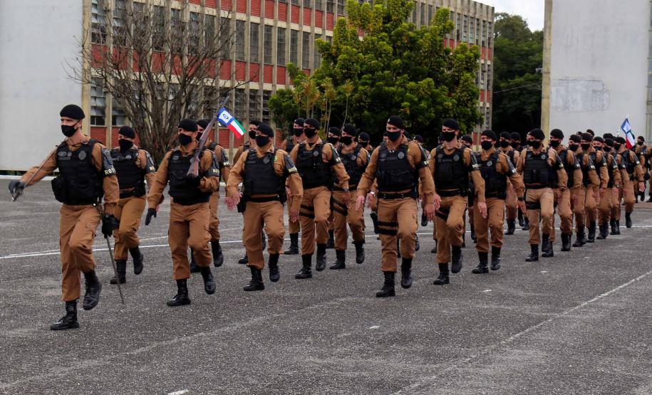 Polícia Militar do Paraná recebe novo Comandante-Geral durante solenidade na APMG, em São José dos Pinhais (PR)