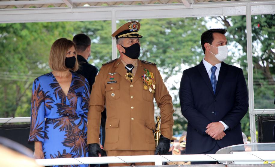 Polícia Militar do Paraná recebe novo Comandante-Geral durante solenidade na APMG, em São José dos Pinhais (PR)