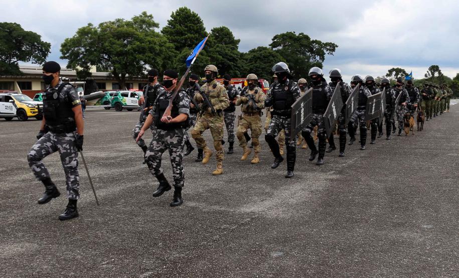 Polícia Militar do Paraná recebe novo Comandante-Geral durante solenidade na APMG, em São José dos Pinhais (PR)