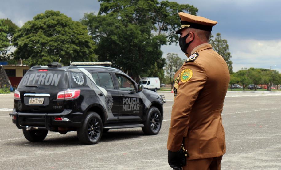 Polícia Militar do Paraná recebe novo Comandante-Geral durante solenidade na APMG, em São José dos Pinhais (PR)