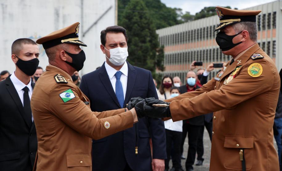 Polícia Militar do Paraná recebe novo Comandante-Geral durante solenidade na APMG, em São José dos Pinhais (PR)