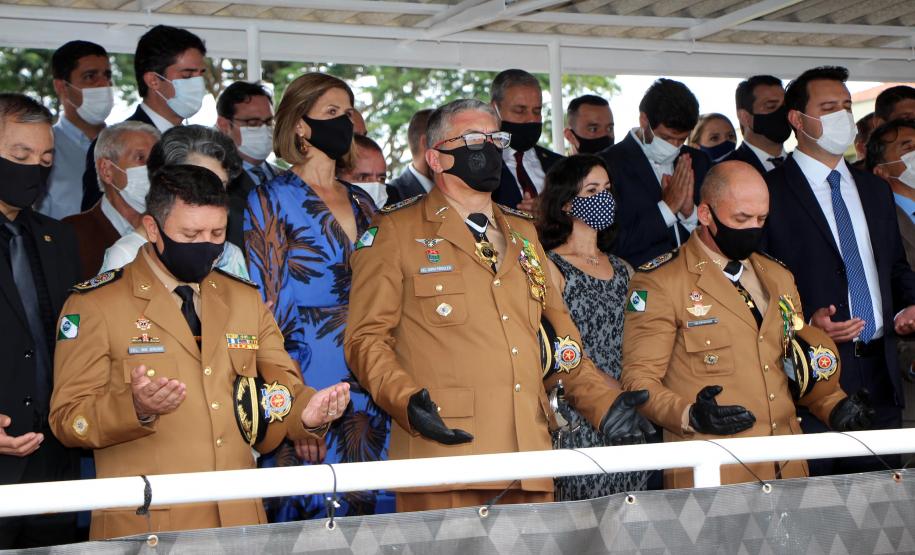 Polícia Militar do Paraná recebe novo Comandante-Geral durante solenidade na APMG, em São José dos Pinhais (PR)