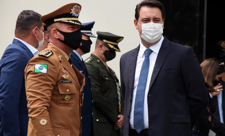 Polícia Militar do Paraná recebe novo Comandante-Geral durante solenidade na APMG, em São José dos Pinhais (PR)