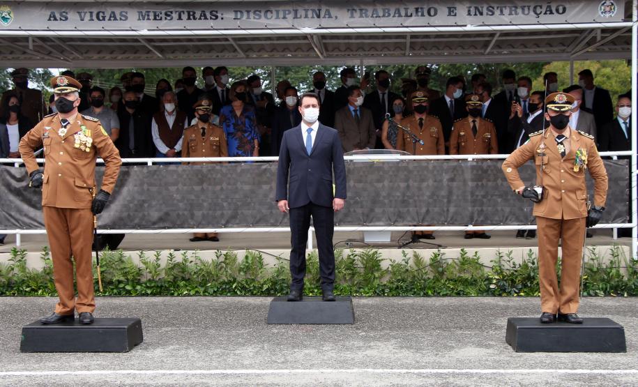 Polícia Militar do Paraná recebe novo Comandante-Geral durante solenidade na APMG, em São José dos Pinhais (PR)