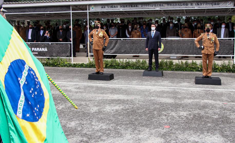 Polícia Militar do Paraná recebe novo Comandante-Geral durante solenidade na APMG, em São José dos Pinhais (PR)