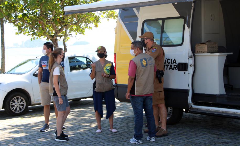 Veranistas de Guaratuba (PR) recebem orientações sobre segurança e prevenção a dengue e coronavírus