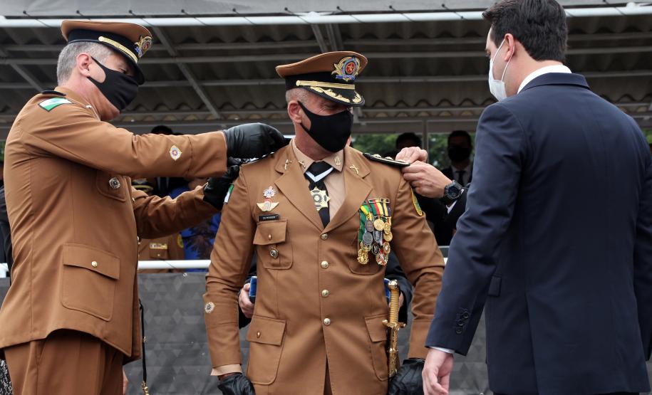 Polícia Militar do Paraná recebe novo Comandante-Geral durante solenidade na APMG, em São José dos Pinhais (PR)