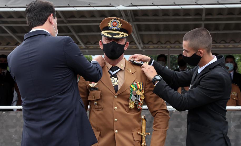 Polícia Militar do Paraná recebe novo Comandante-Geral durante solenidade na APMG, em São José dos Pinhais (PR)